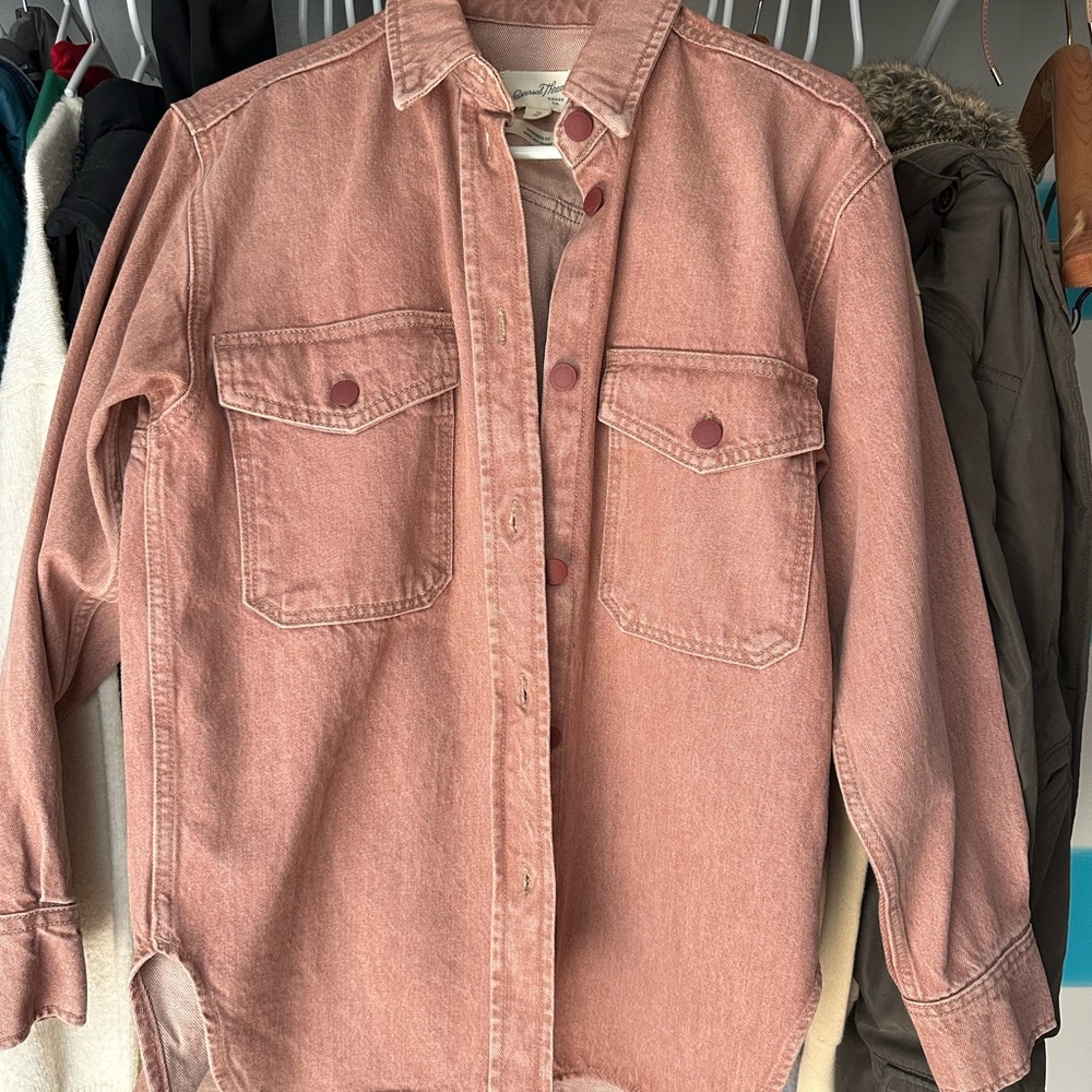 Pink Denim Jacket